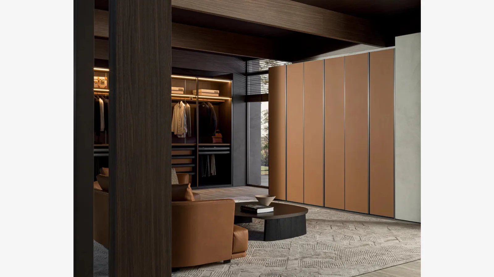 Molteni & C Gliss Master - Smooth Door Kanatlı Dolap