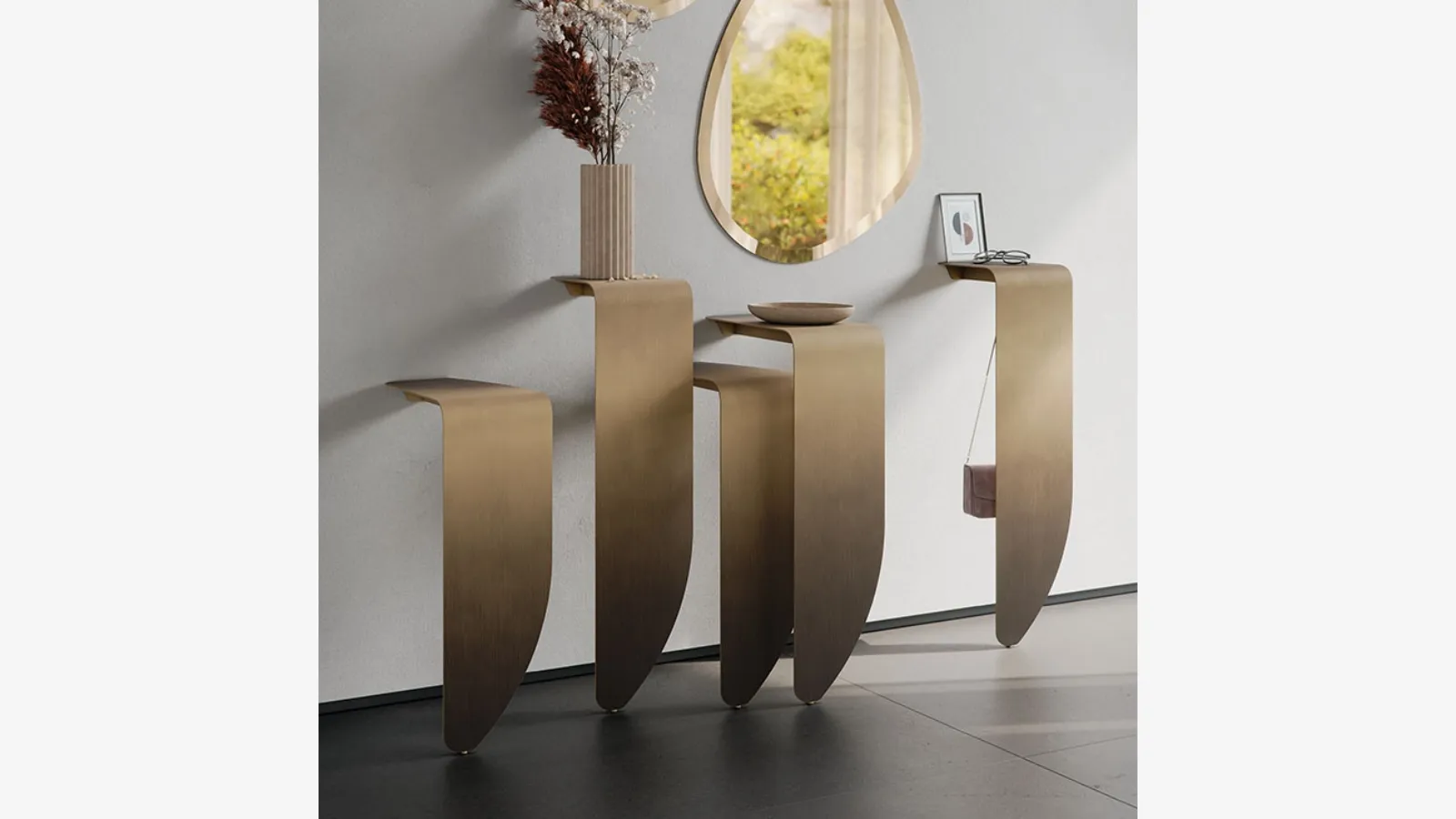 Cattelan Italia Peninsula metal konsol