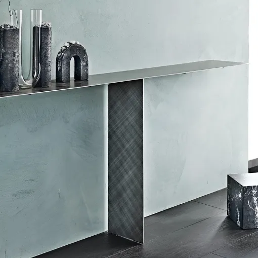 Cattelan Italia'nın çelik tasarım konsol masası