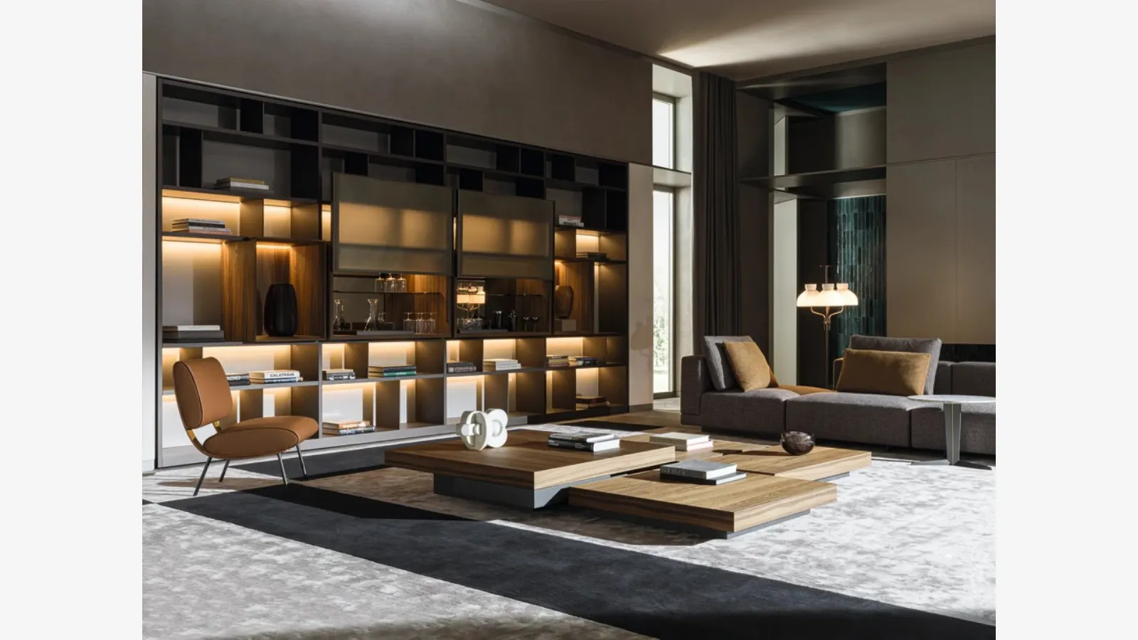 Molteni & C 505 UP SYSTEM 06 Kitaplık