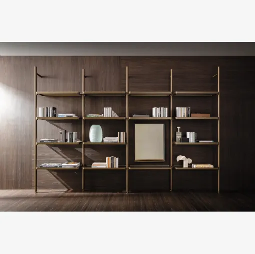 Molteni & C alüminyum Hector kitaplık