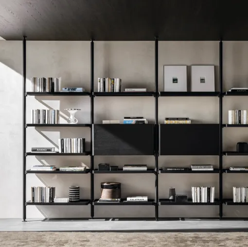 Molteni & C ahşap Hector kitaplık