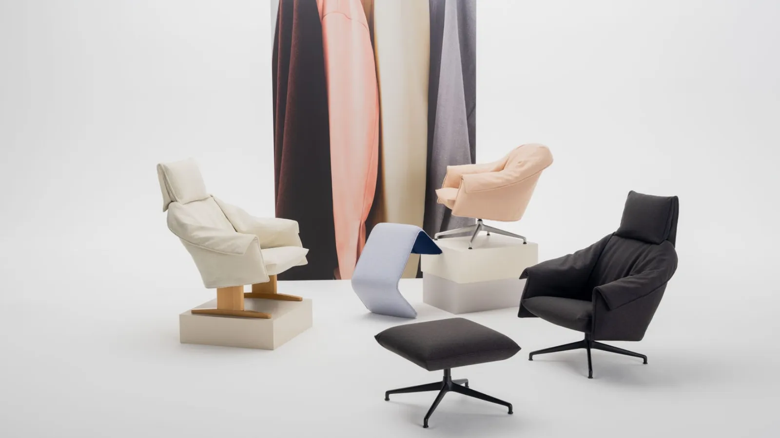 Vitra Bascule Kumaş Kaplama Berjer