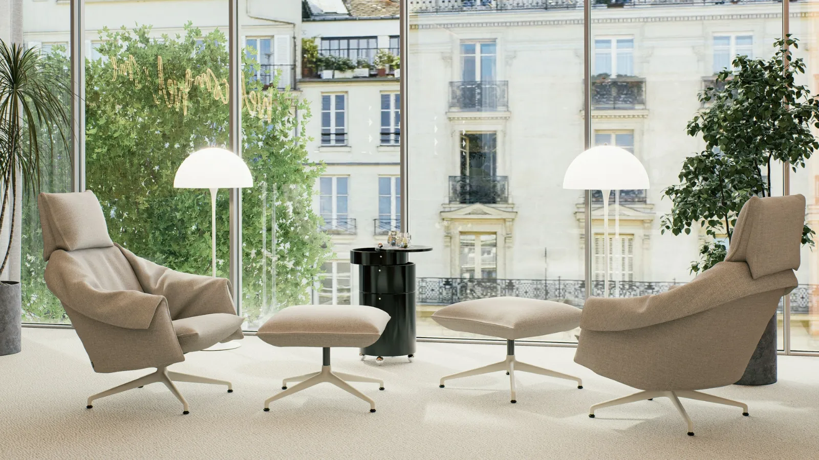 Vitra Bascule Kumaş Berjer