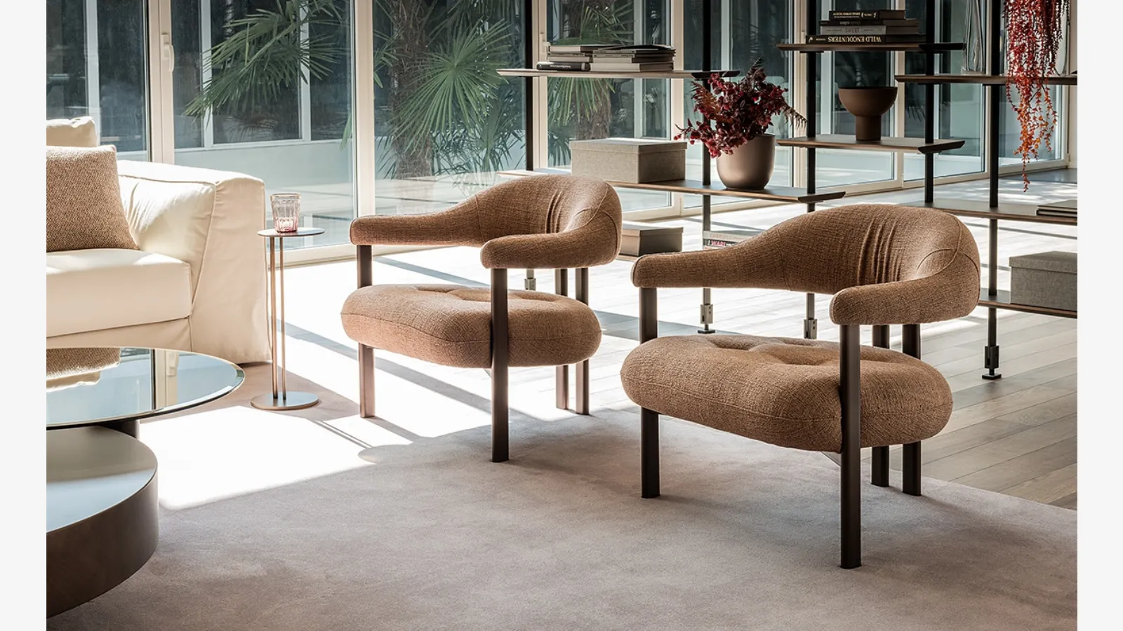 Cattelan Italia Greta Lounge kumaş koltuk