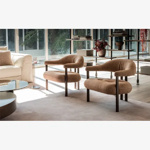 Cattelan Italia Greta Lounge kumaş koltuk