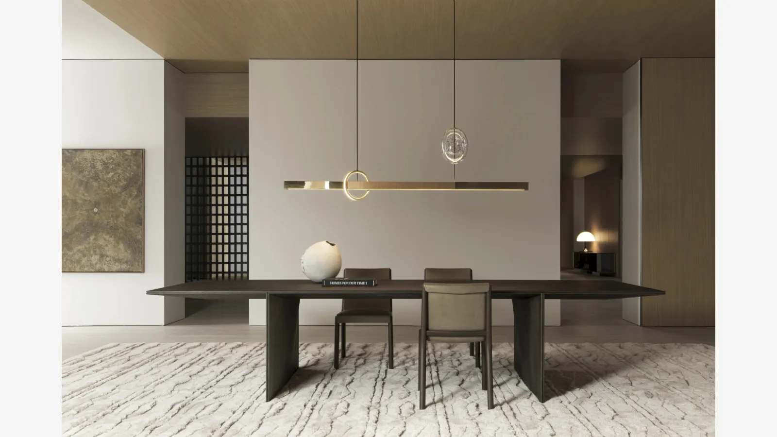 Molteni & C Janet deri sandalye