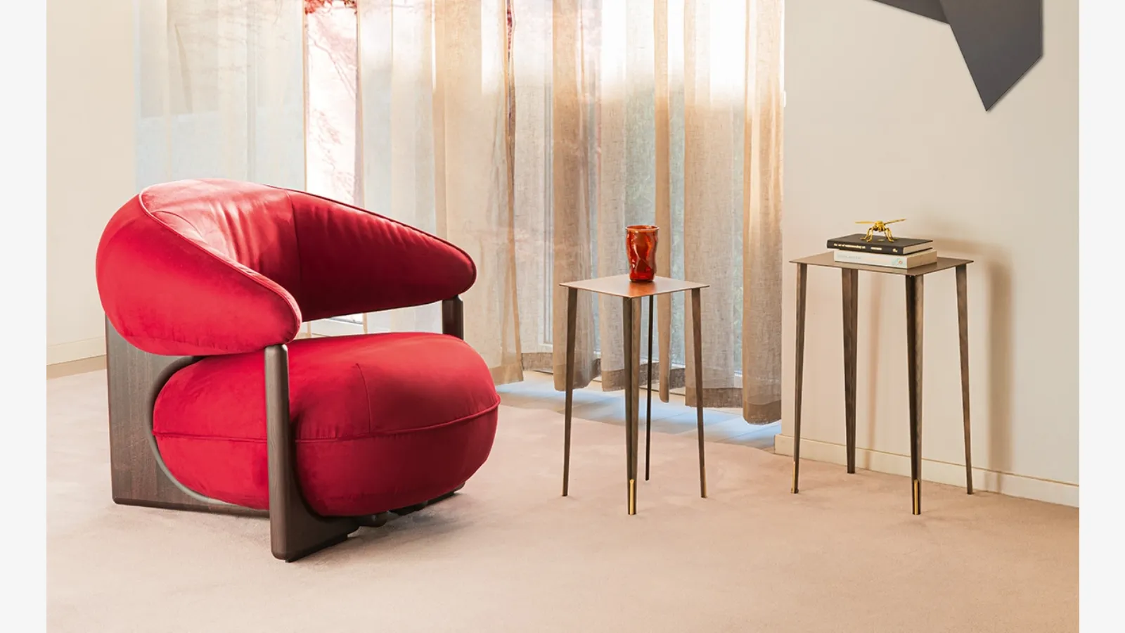 Cattelan Italia Ruby Lounge deri koltuk