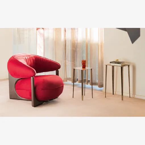 Cattelan Italia Ruby Lounge deri koltuk