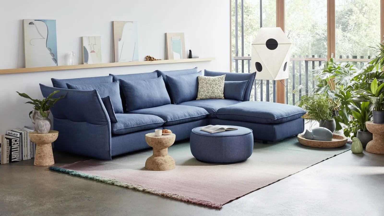 Vitra Mariposa Corner köşe kanepe.