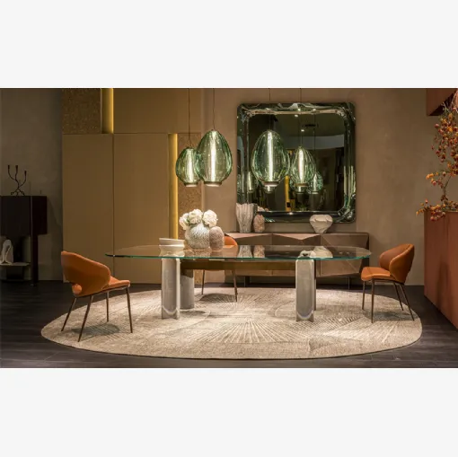 Cattelan Italia Bilbao Glass Masa