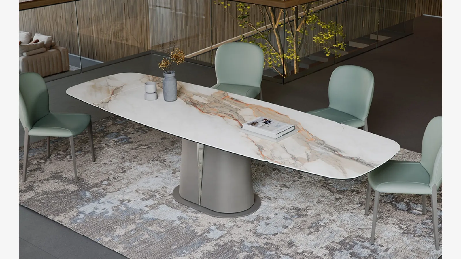 Cattelan Italia Gotham Keramik Drive uzatılabilir masa