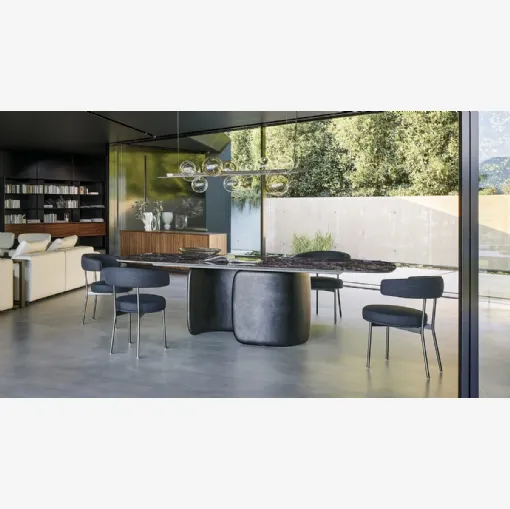 Mellow uzatılabilir masa Bonaldo'nun Seramik Mellow