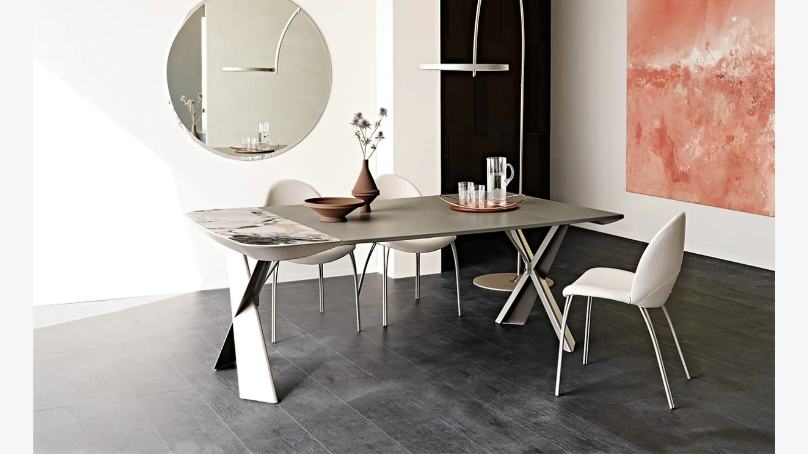 Cattelan Italia Terminal Keramik Drive Uzatılabilir Konsol Masası