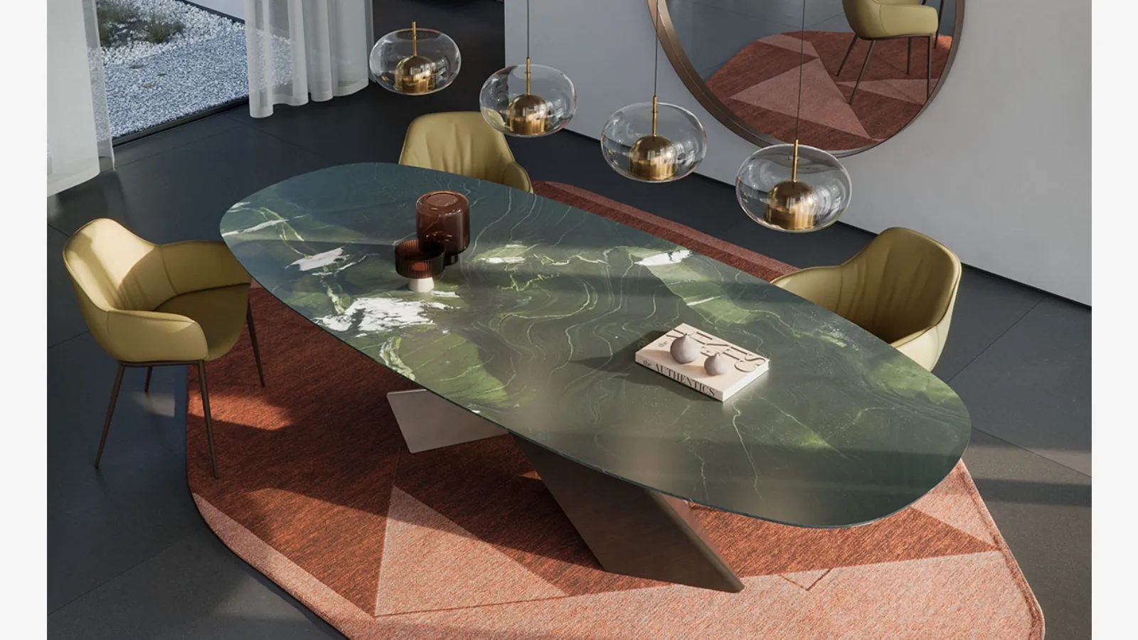Cattelan Italia Tyron Mermer Masa