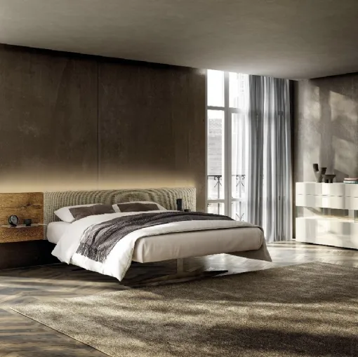 Lago Steel 1717 ahşap başlıklı yatak