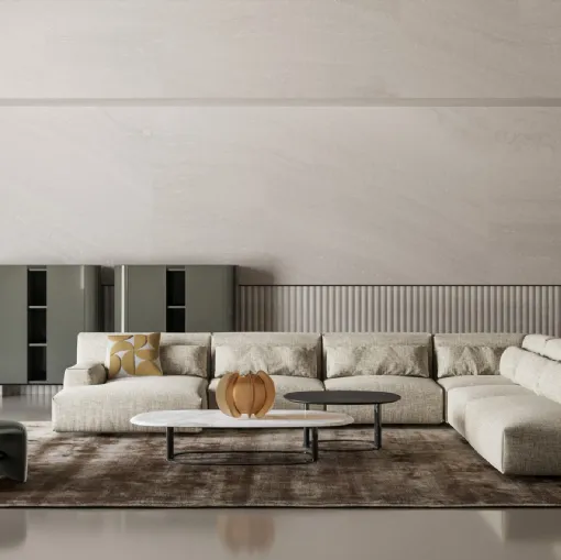 Bonaldo'nun Belloalto kumaş kolt