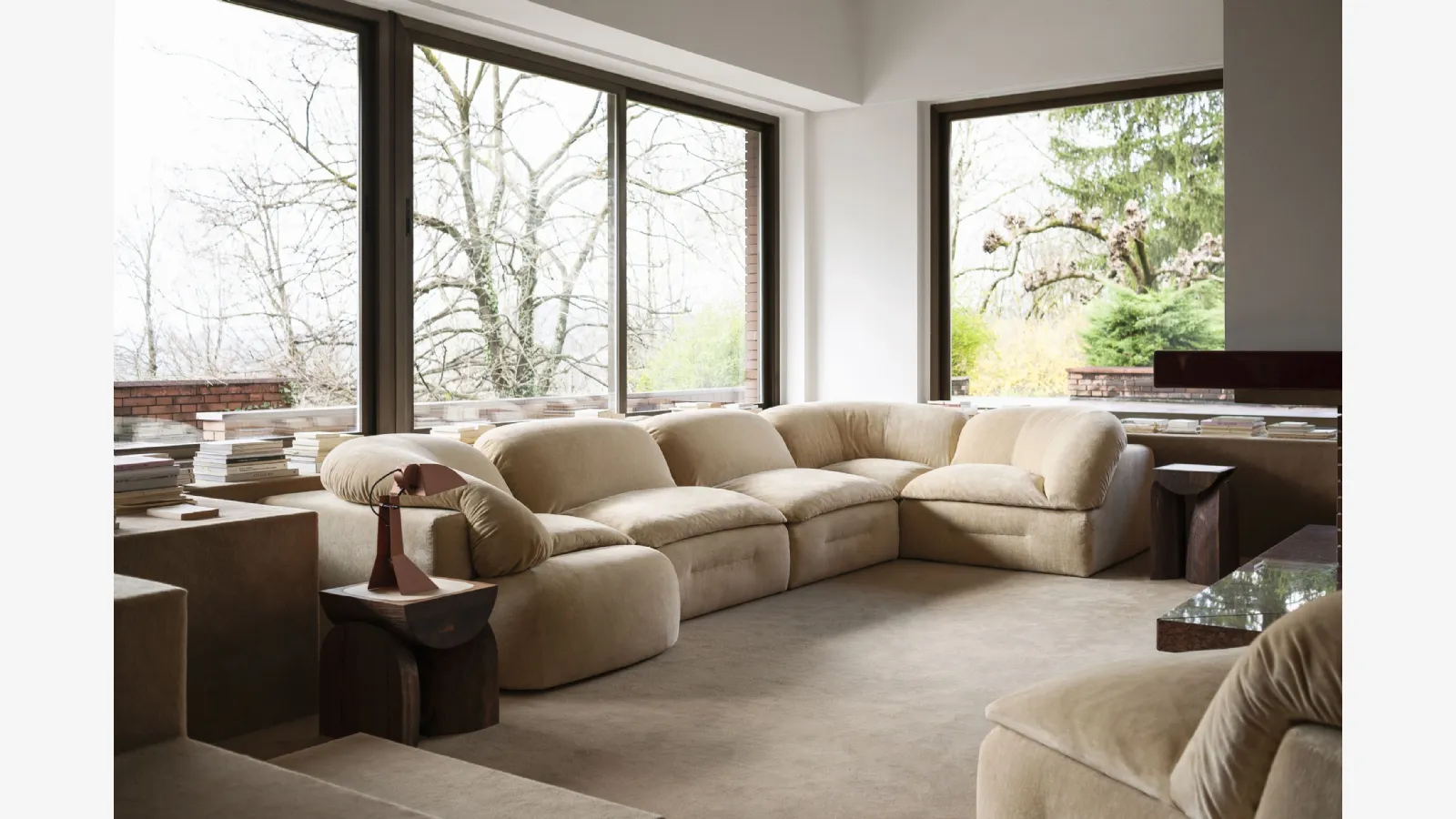 Tacchini'nin Butter Sofa köşe koltu