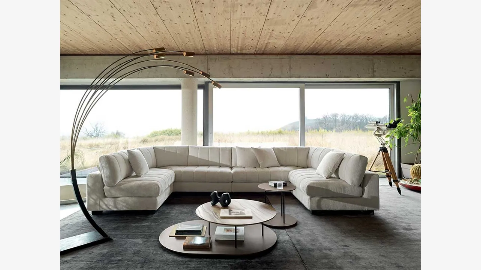 Ditre Italia'nın Luvon kumaşından köşe k