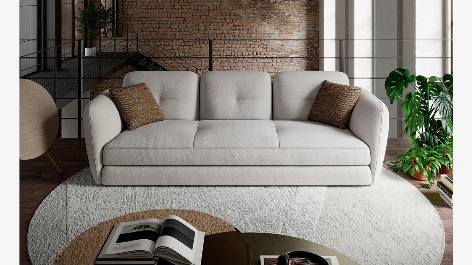 Cattelan Italia'nın Michael lineer kanepe.