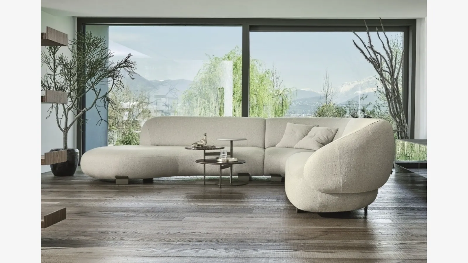 Ditre Italia markalı kumaş kanepe ile Pacific yarım ada