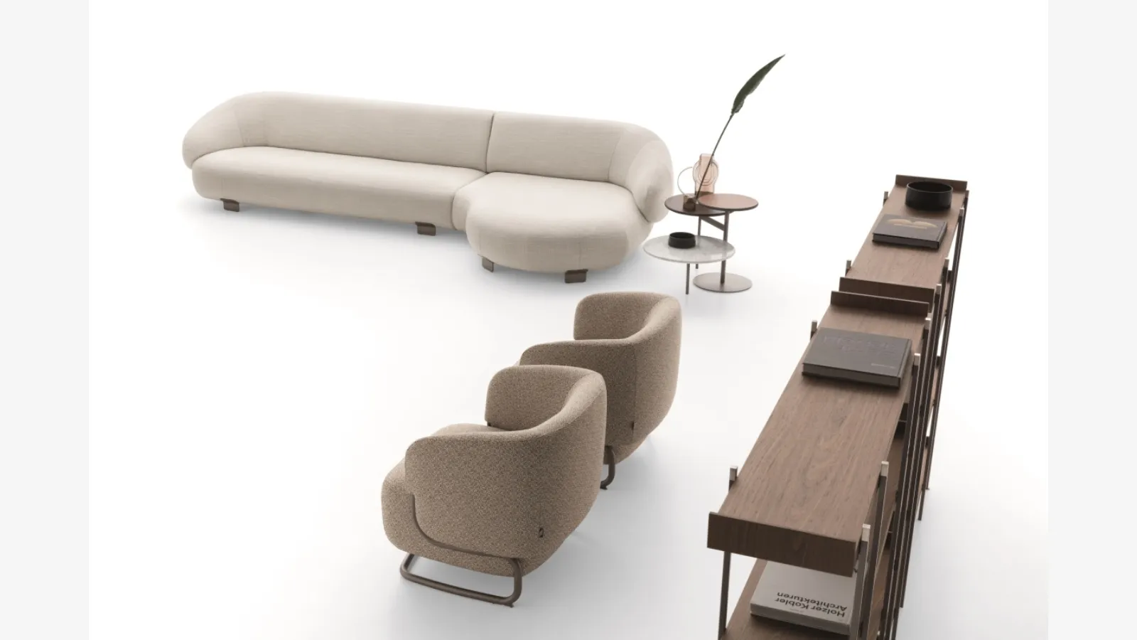 Ditre Italia'dan Pacific kumaş köşe takımlı kane