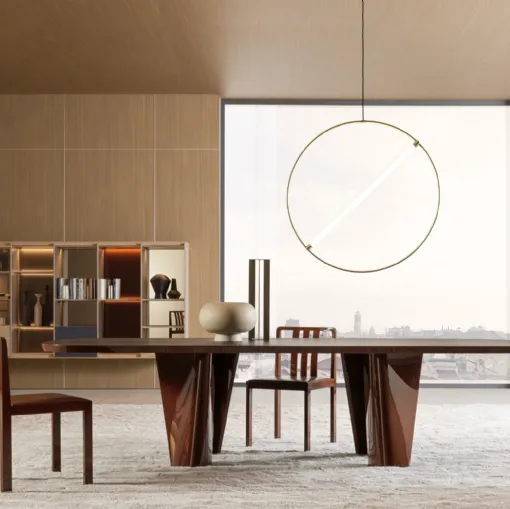 Molteni & C'nin ahşap masa tablası