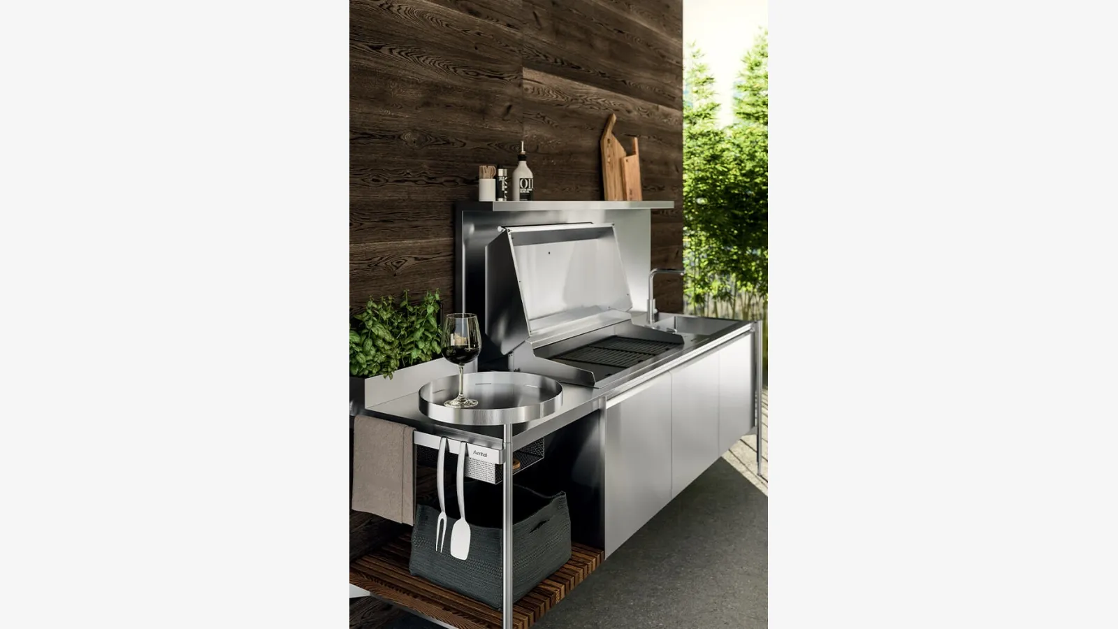 Arrital Lineare Monoblok Outdoor Solaria Mutfak Tasarımı