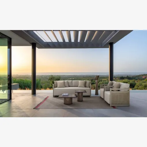 Dış mekan mobilyası Edwin Alu, Talenti markasının döşenmiş kuma