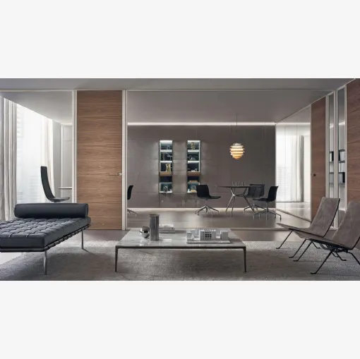 Rimadesio'nun Modulor dokuması sis rengi mobil