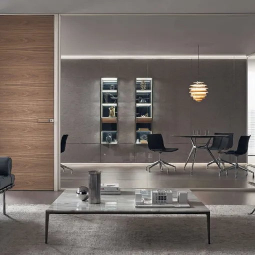 Rimadesio'nun Modulor dokuması sis rengi mobil