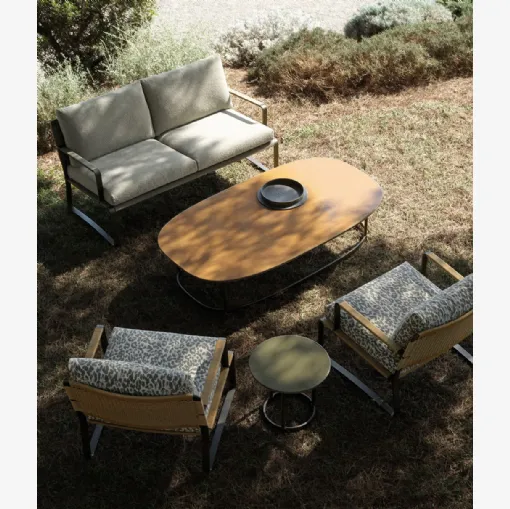 Molteni & C'nin Regent lav taşlı sehpa