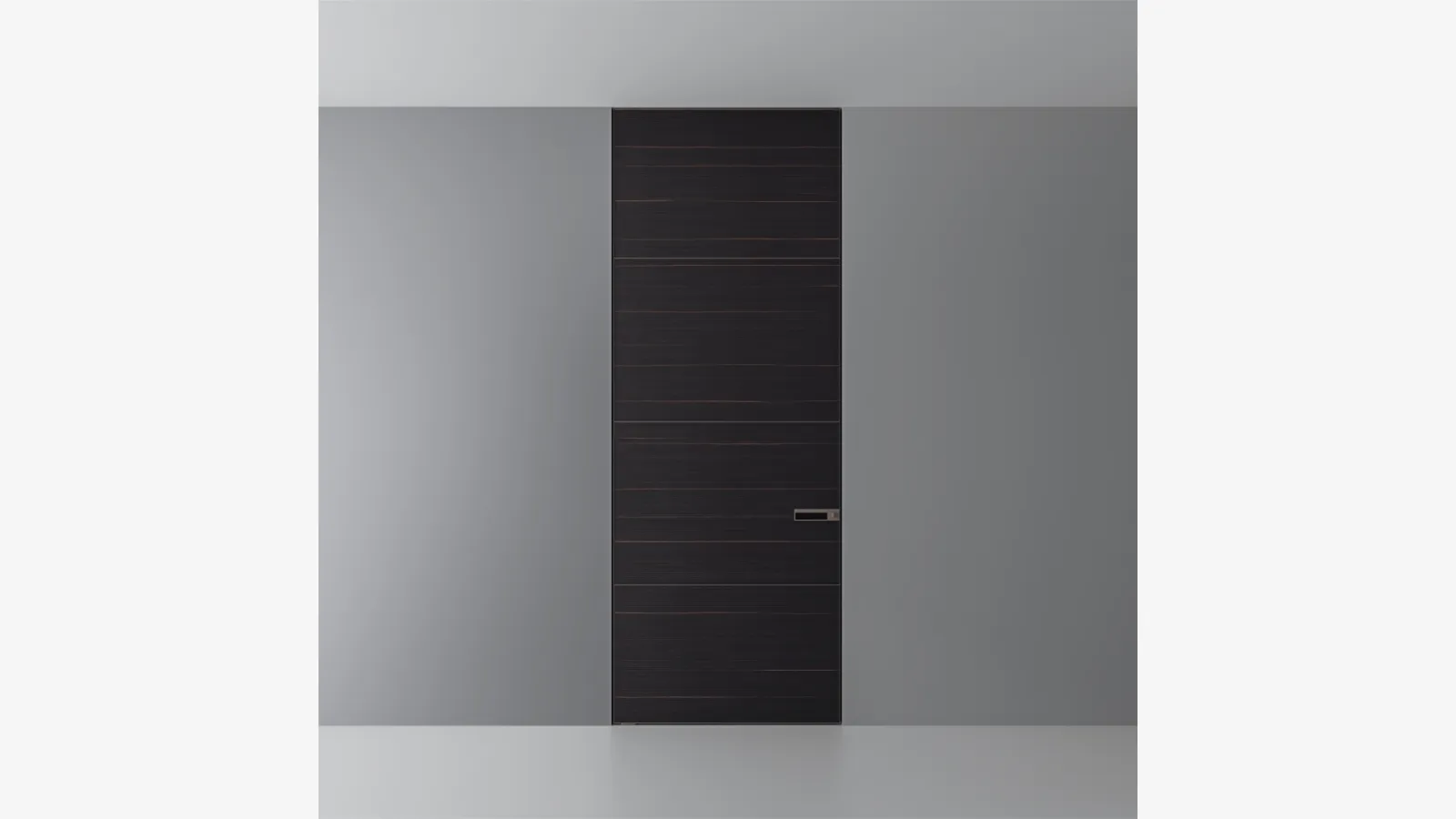 Rimadesio markasının Radius Diamante Ebano iç kapı panel