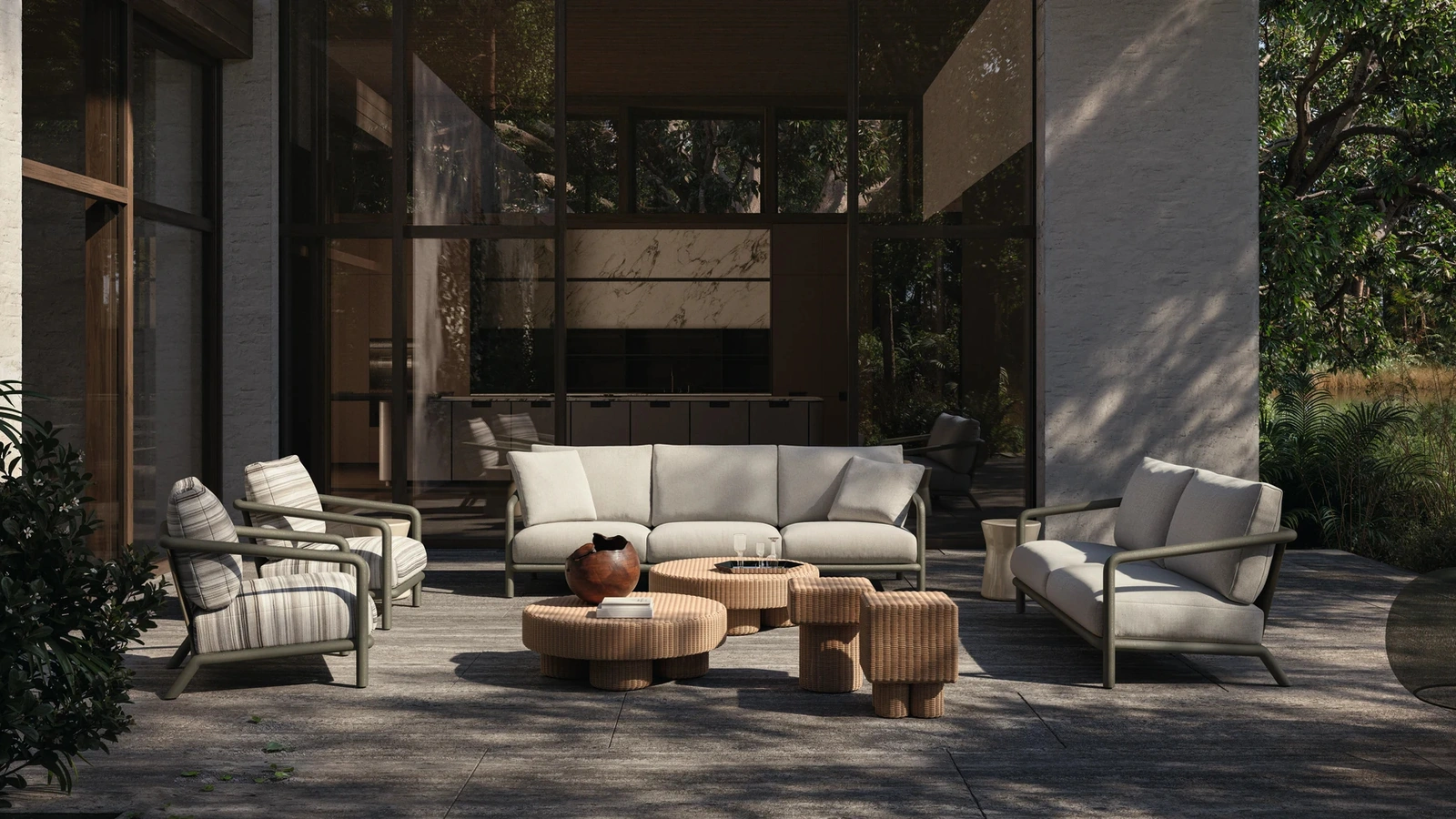 Molteni & C Soleva dış mekan mobilyaları