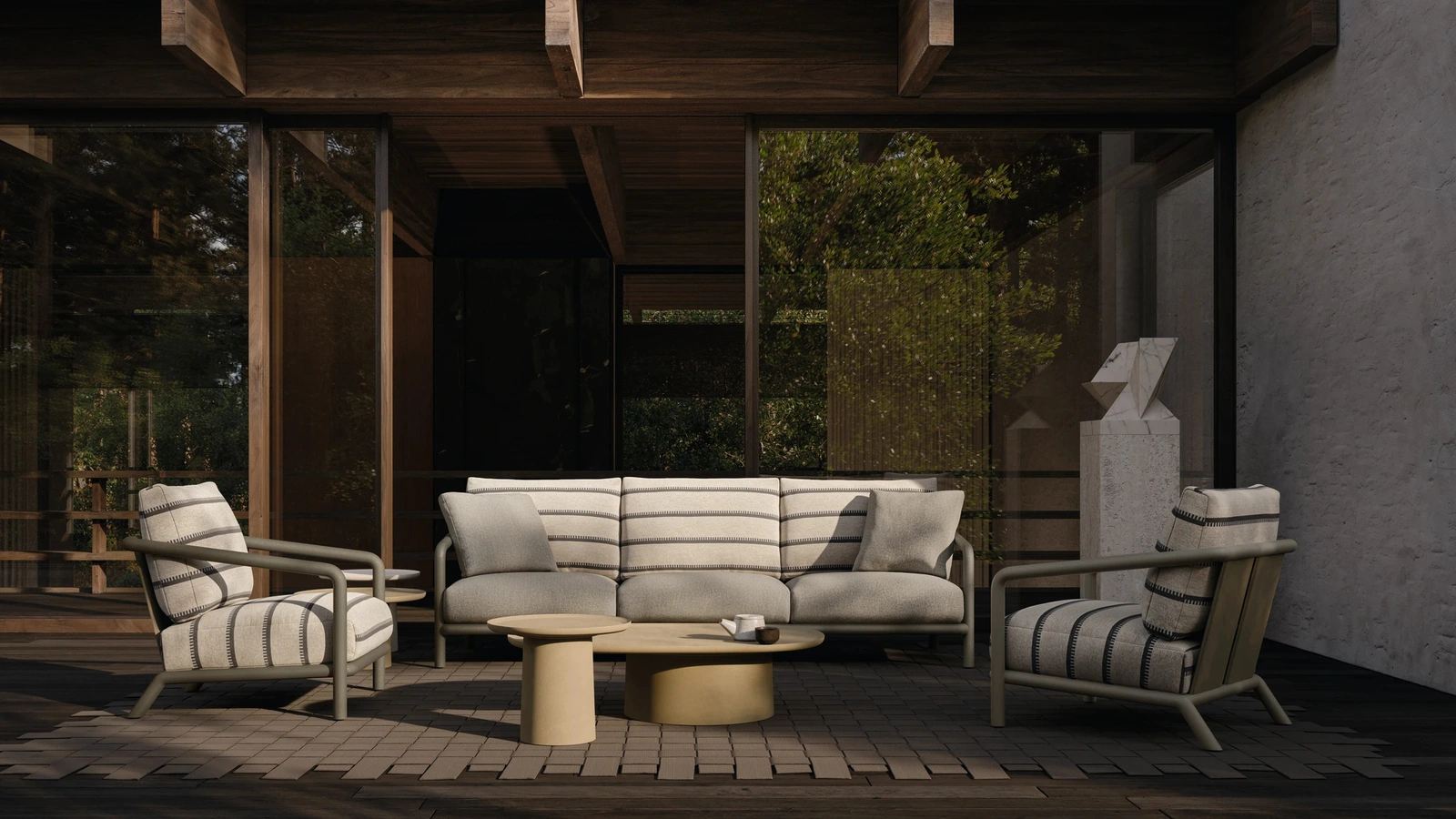 Molteni & C Soleva dış mekan mobilyaları