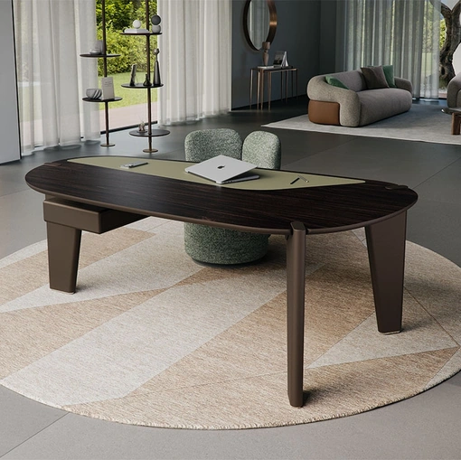 Cattelan Italia'nın Boston ahşap tasarım direktör masası